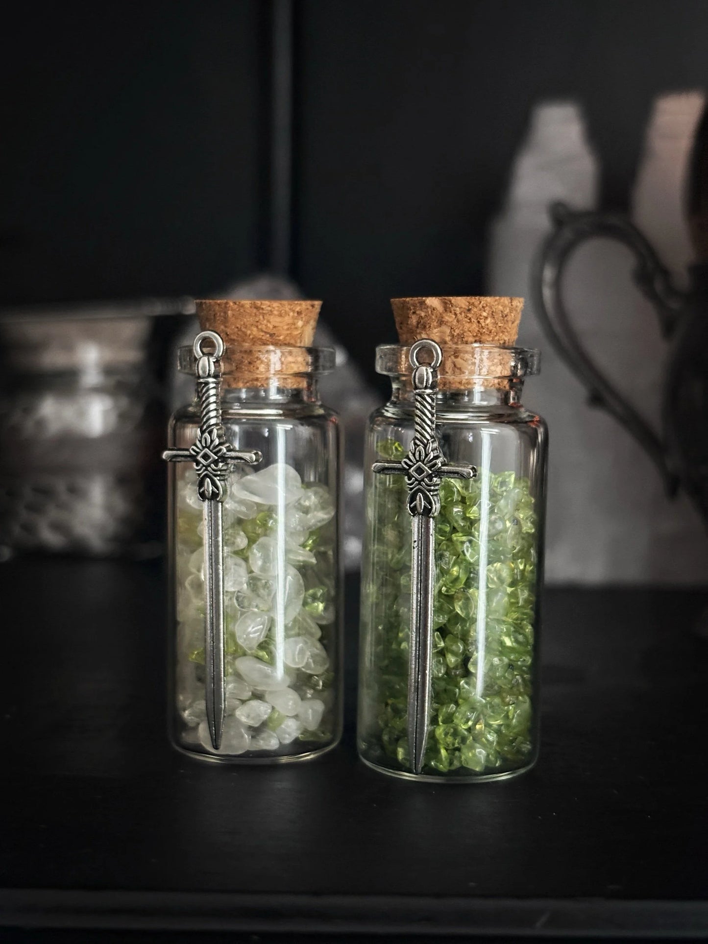 Sword Crystal Vials