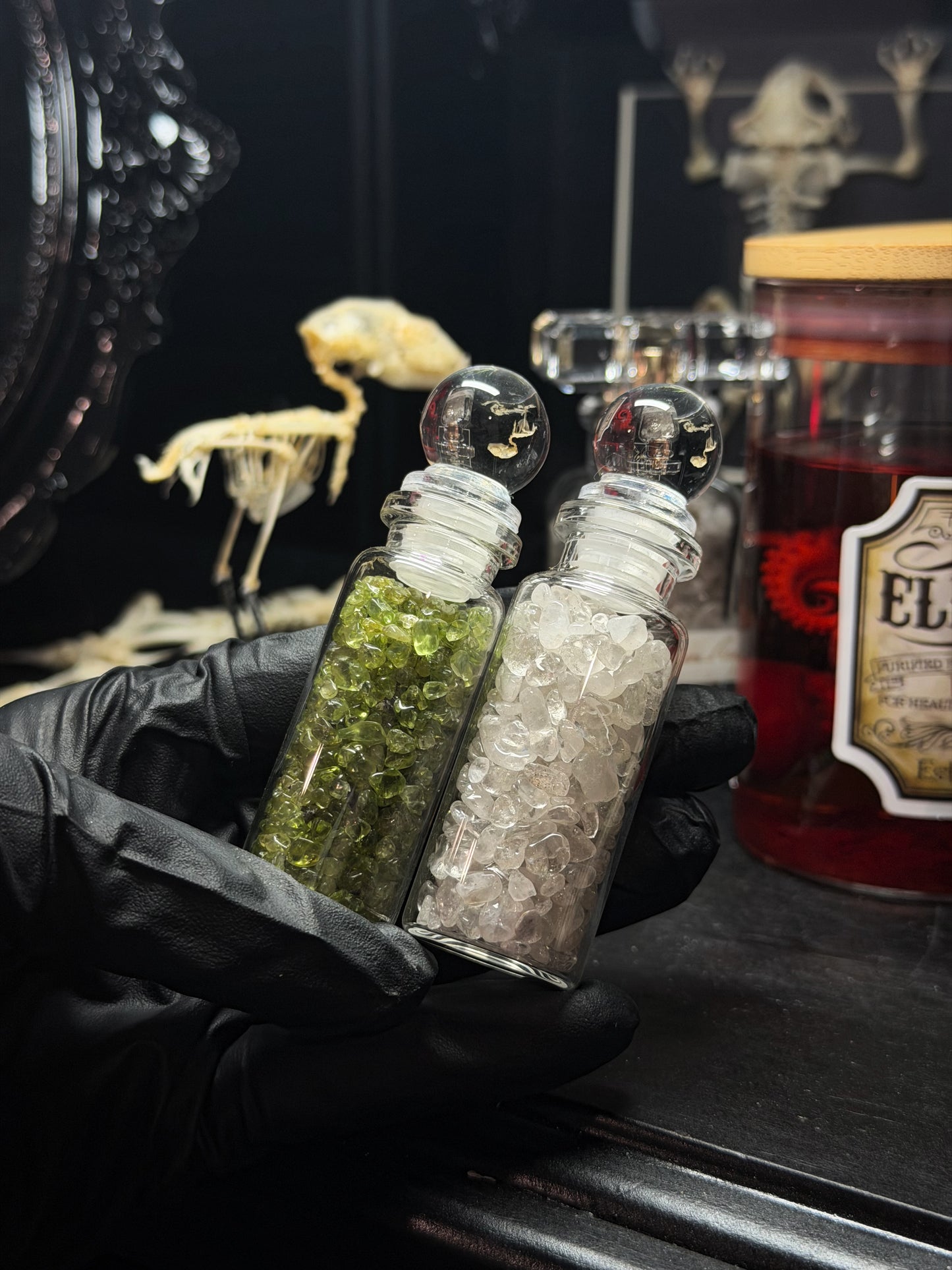 Crystal Filled Jar
